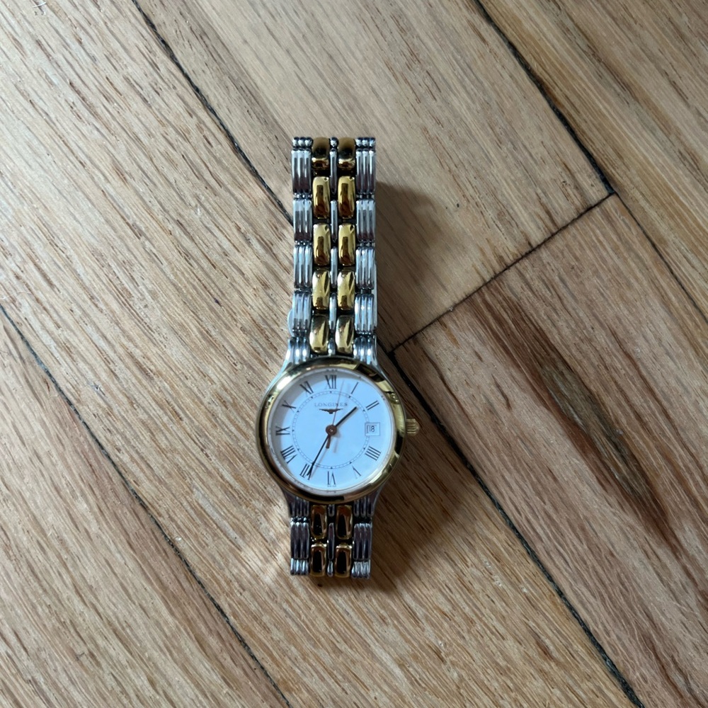 Longines Two Toned Classic Watch Gold/Silver